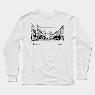 Elgin Illinois Long Sleeve T-Shirt